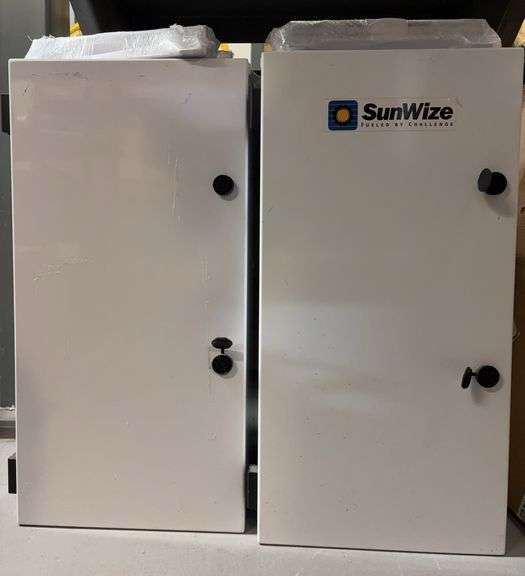 SunWize Outdoor Enclosures For Solar Power Systems - Kraft Auction ...