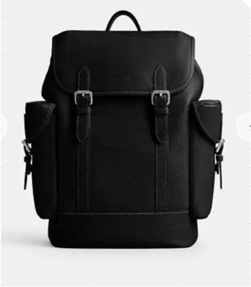 Leather Coach backpack