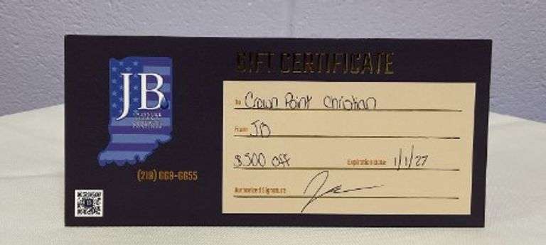 JB Pressure washing gift card