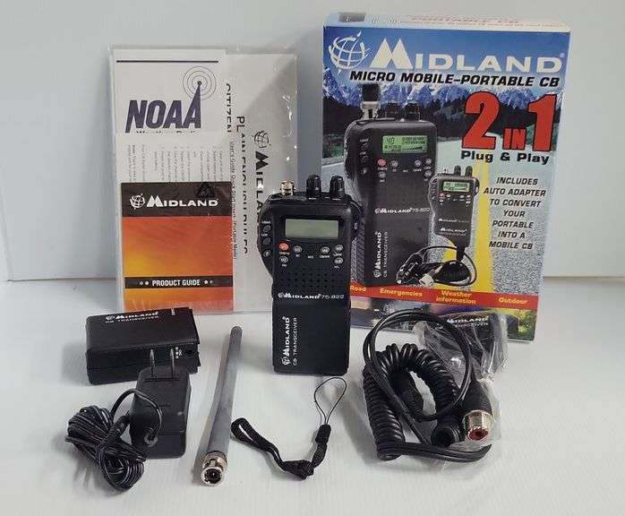 (R) Midland Micro Mobile-Portable CB Radio Transceiver Kit - Kraft ...