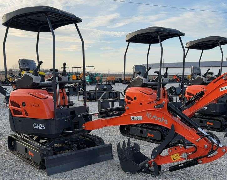 2025 ABOSS GH25 Mini Hydraulic Excavator - Kraft Auction Service, LLC