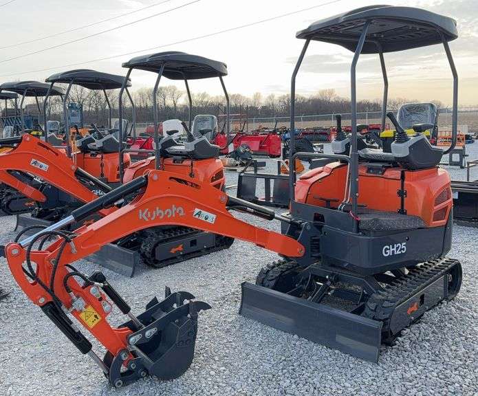 2025 ABOSS GH25 Mini Hydraulic Excavator - Kraft Auction Service, LLC