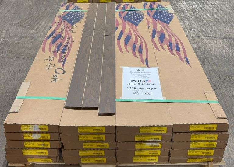 Shaw ALBRIGHT OAK WEATHERED Engineered Carved Hardwood Flooring