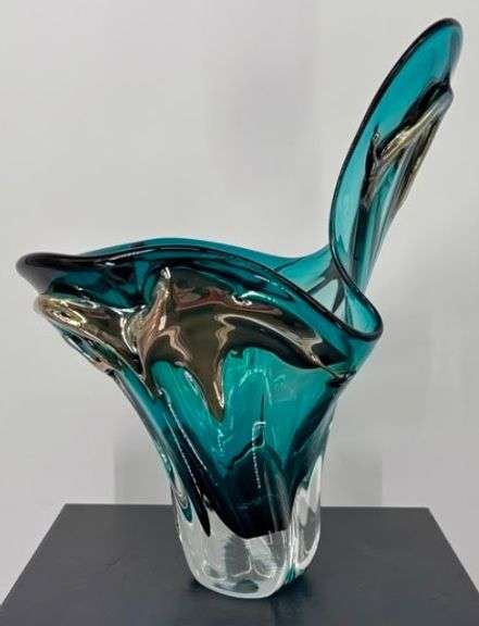 Teal Free Form with Aurene Draping