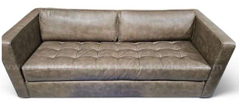NIB 82” Hide-A-Bed Tovar Café Sofa w/ Queen Mattress Pad