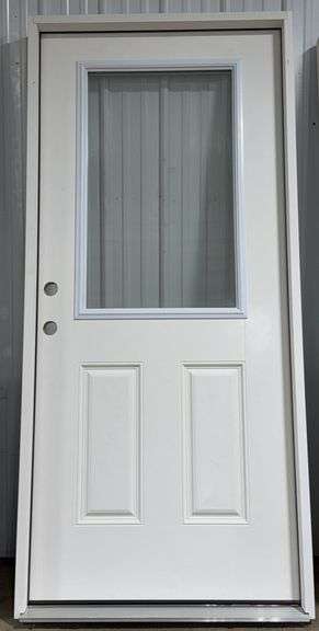 REEB 36" 1/2 View RH Pre-Hung Exterior Door