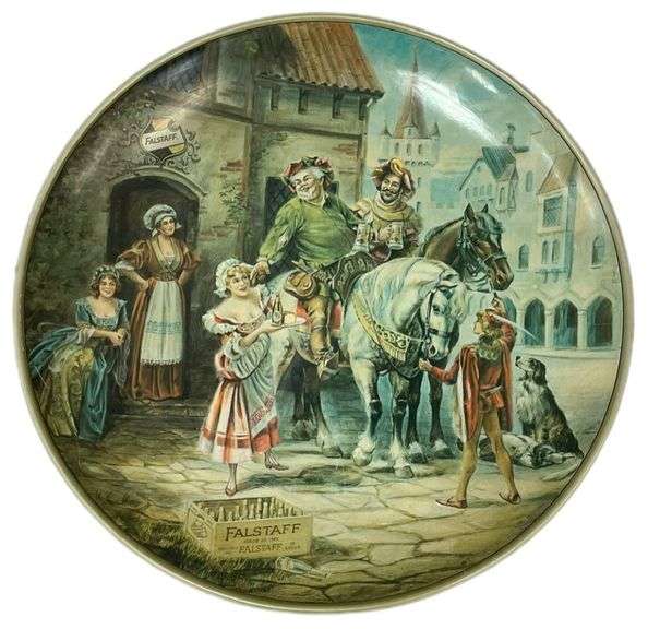 SS 1971 Falstaff Beer Tin Reproduction Advertising Tray