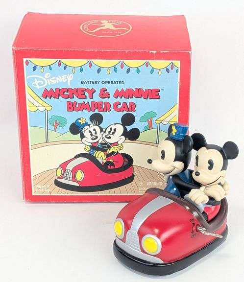 Disney Battery Operated Mickey & Minnie Bumper Car
