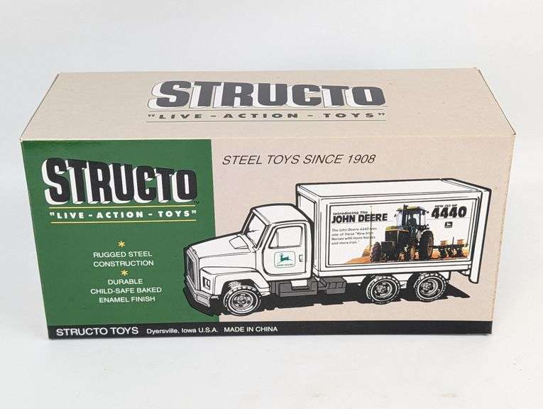 Structo Toys John Deere 4440 Tractor Delivery Truck