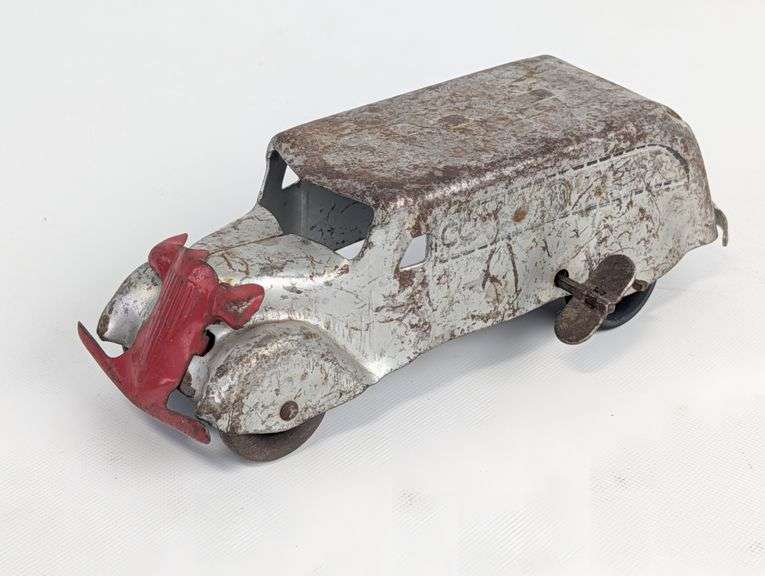 Vintage Marx Windup Coast To Coast Bus / Delivery Truck