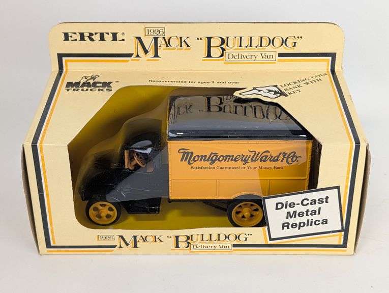 1/25 Ertl Mack Bulldog Montgomery Ward Co. Delivery Van Truck