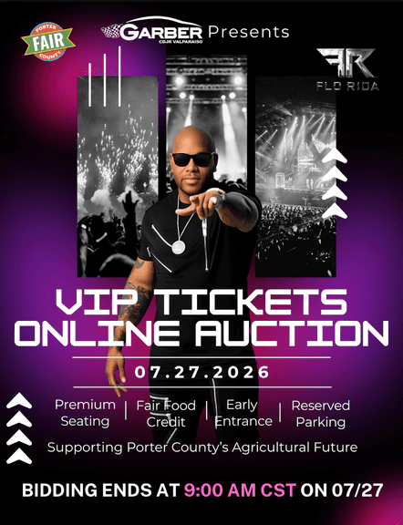 Porter County Fair - Flo Rida VIP Experience Auction