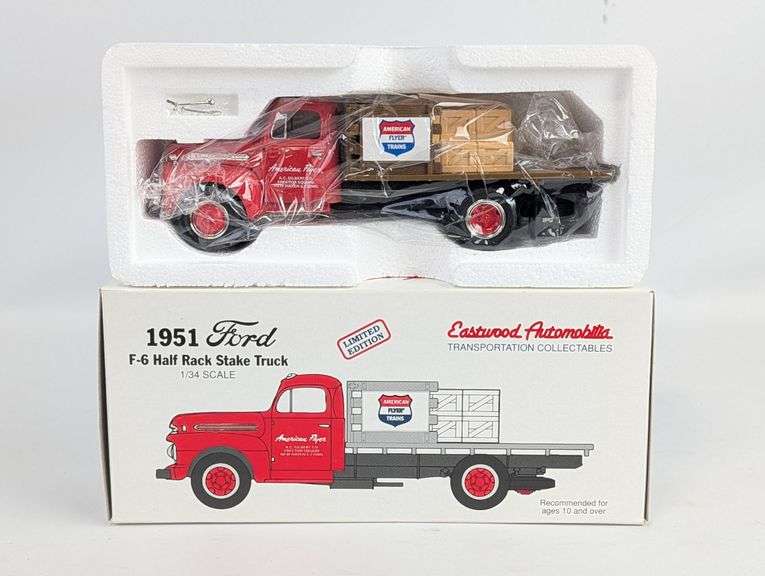 1/34 Scale First Gear 1951 Ford F-6 Half Rack Stake Truck