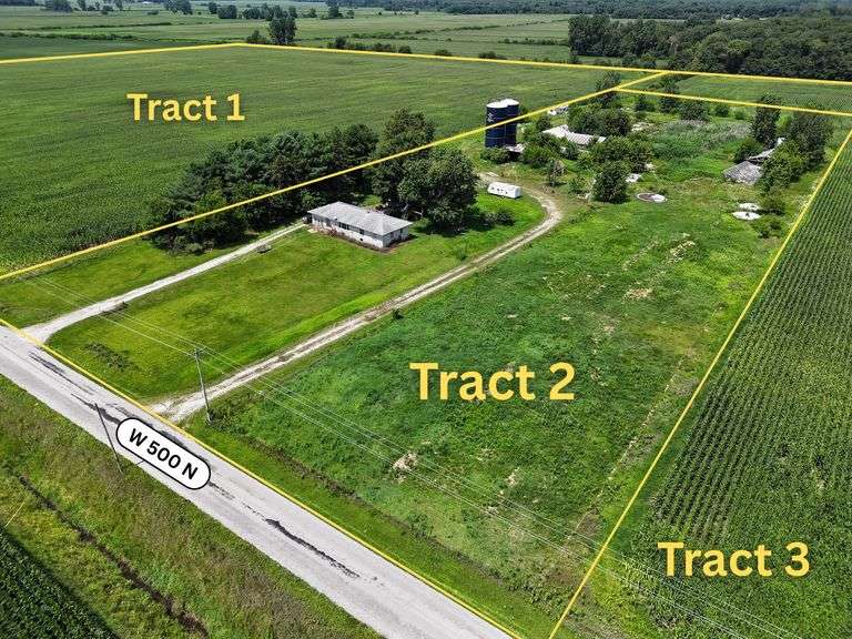 Tract 2: 5 Acres with Rural Home, Pulaski County, IN