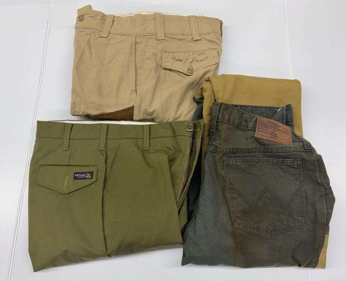 (AM) Pants Including Wrangler Rugged Wear, Duxbak, & Rattlers Brand