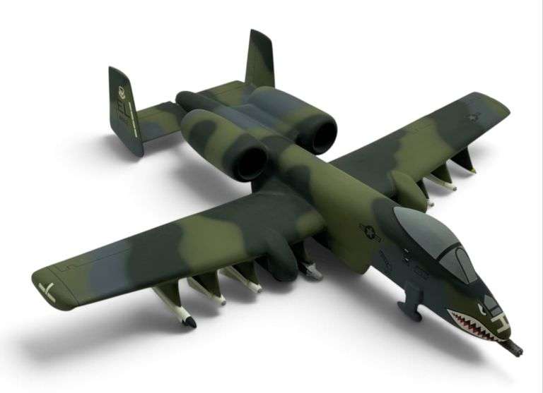 Pacific Aircraft A-10 Thunderbolt, Loaded, Shark Face Model - Kraft ...
