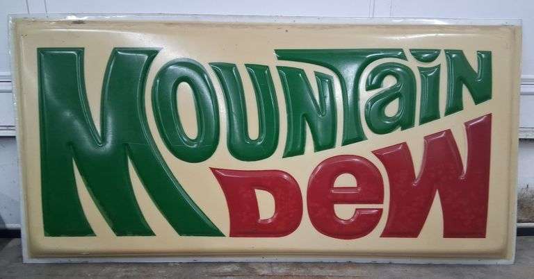 (AG) Mountain Dew Sign