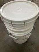 (Qty 2) 5 gallon clean pickle buckets with lids