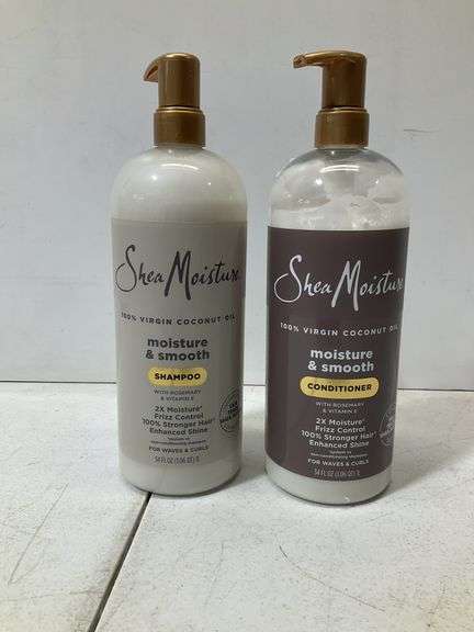 Shea Moisture shampoo and conditioner