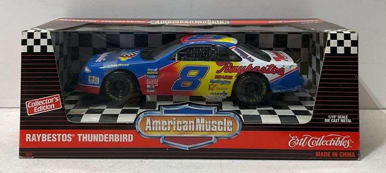 Ertl Collectibles Raybestros Thunderbird, stock car, 1/8” scale die cast metal, fully assembled