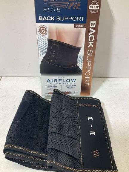 Copper fit elite back support one size