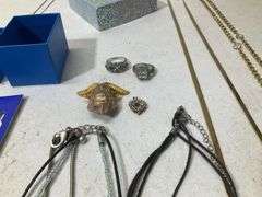 Miscellaneous earrings, necklaces, costume rings