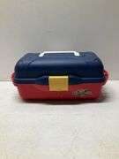 Tackle box with starter tackle and needle nose pliers (clean)
