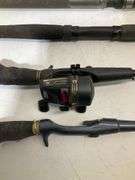 Fishing rod (qty 4) with reels (qty 2)