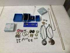 Miscellaneous earrings, necklaces, costume rings