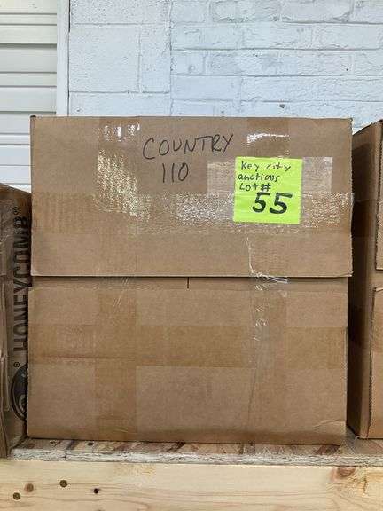 (Qty 110) country LP records mystery box