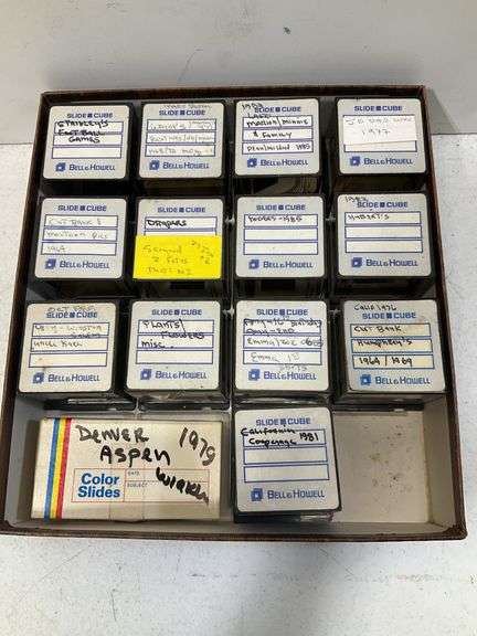 Faux wood box of transparency, photo pictures