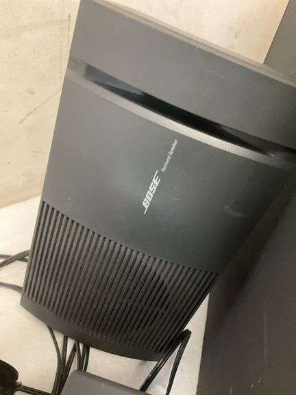 Bose acoustimass model AM–500 subwoofer speakers and surround sound