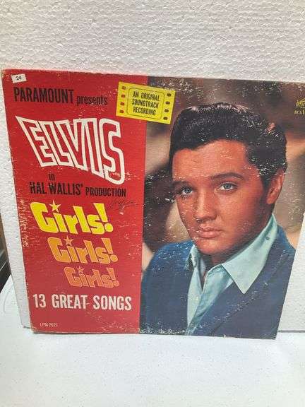 (Qty 82) Elvis LP records