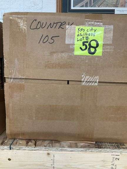 (Qty 105) country LP records mystery box