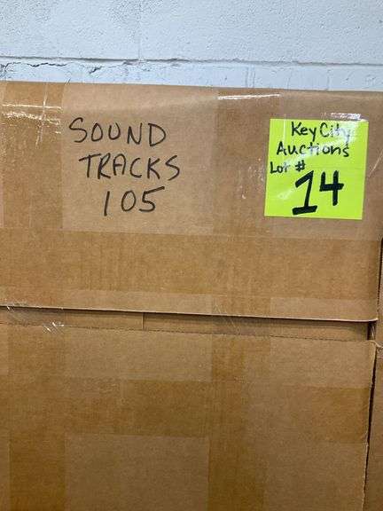 (Qty 105) soundtracks LP records mystery box