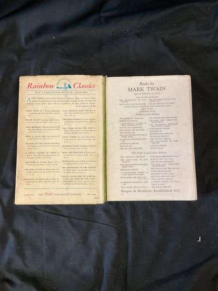 (Qty3) Robin Hood, 20K Leagues, Tom Sawyer Book Lot