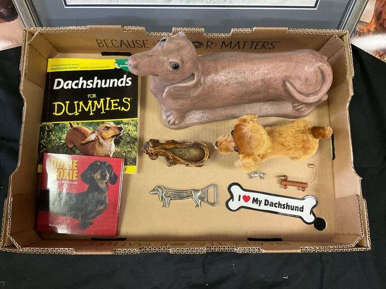(9) Dachshund dog Lot (Isabel Bloom Sculpture)