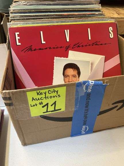 (Qty 82) Elvis LP records