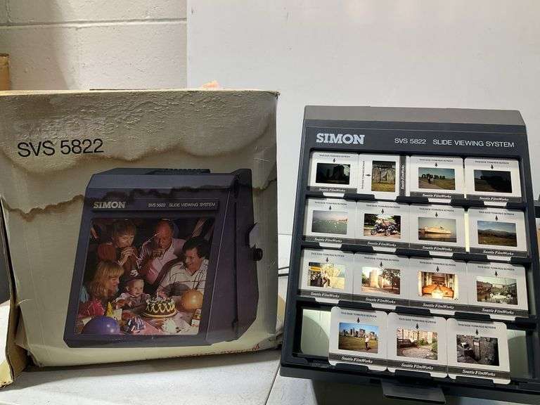 Simon slide viewing system model SVS5822