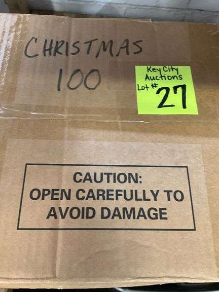 (Qty 100) Christmas LP records mystery box