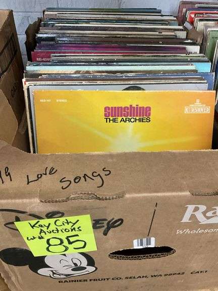(Qty 98) love song LP records