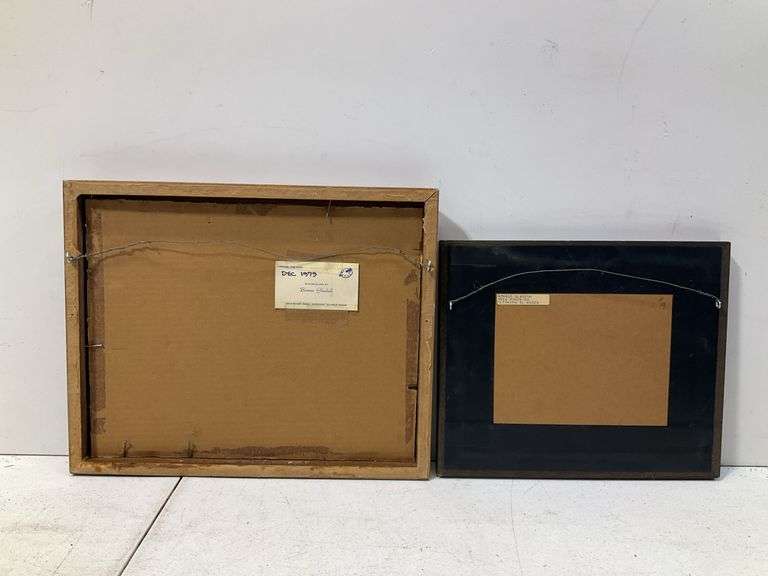 (Qty 2) Bonnie Gladish watercolor paintings