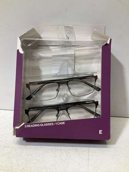 Reading glasses +1.50 readers (2 pack) half rim