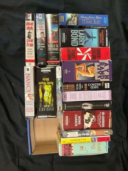Books on Cassette Tapes Lot (17)