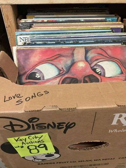 (Qty 100) love song LP records