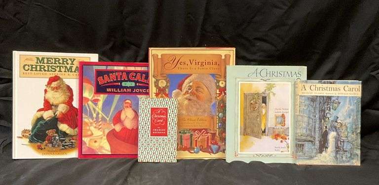 (Qty 6) Children’s Christmas Book Lot