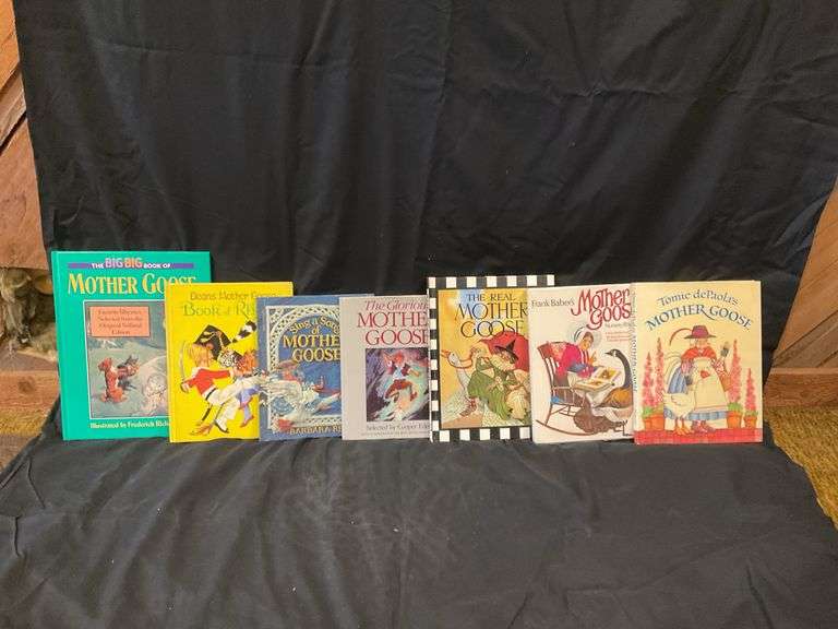 (Qty 7) Mother Goose Book Lot