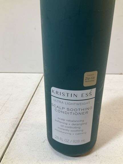 Kristin ess ultra lightweight, scalp, soothing conditioner, scalp, balancing softening, detangling o