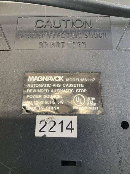 Magnavox VHS rewinder (tested works)