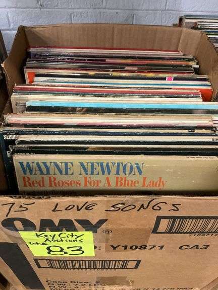 (Qty 75) love song LP records